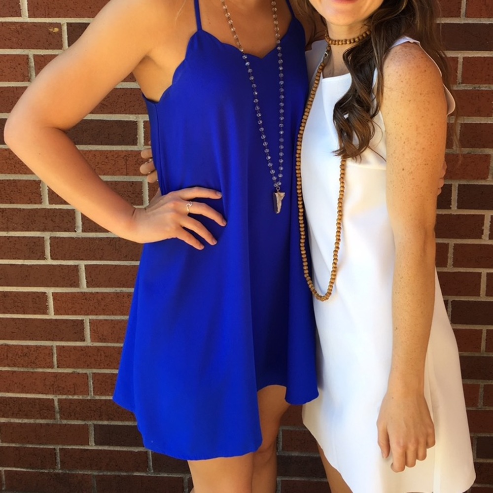 Royal blue boutique dress